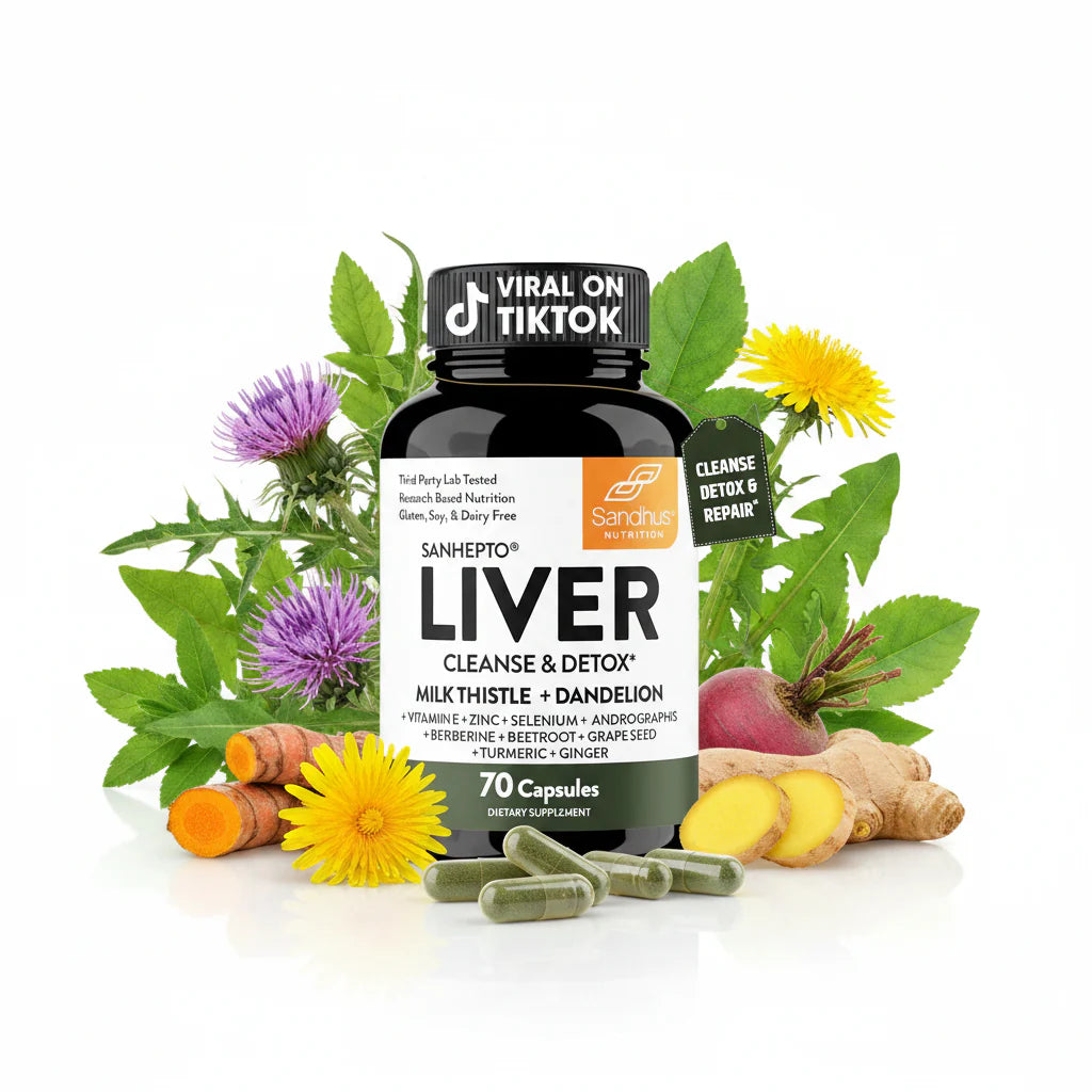 Liver Cleanse & Detox - Suplemento Desintoxicante Natural