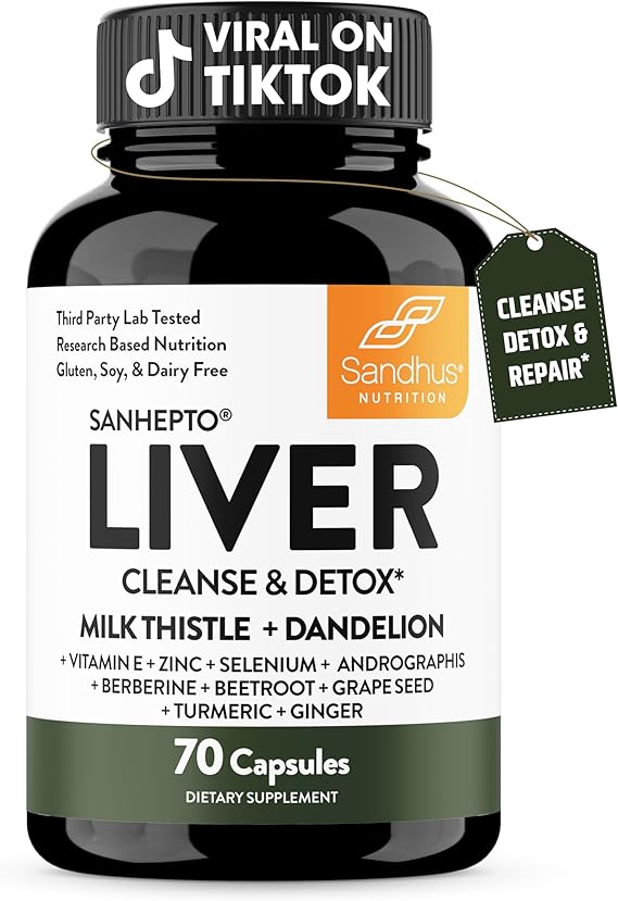 Liver Cleanse & Detox - Suplemento Desintoxicante Natural