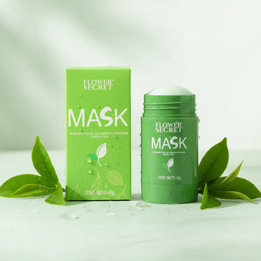 Mascarilla Té Verde en Barra - Limpieza Facial Profunda